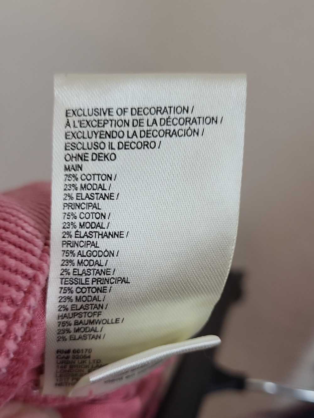 Pilcro Anthropologie Dusty Rose Corduroy Pants Size 30 - Picture 6 of 7
